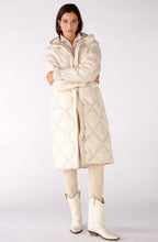Light Stone Hooded Puffer Coat