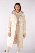 Light Stone Hooded Puffer Coat