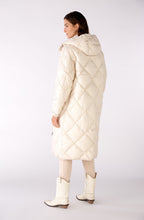 Light Stone Hooded Puffer Coat
