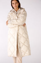 Light Stone Hooded Puffer Coat