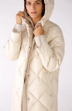 Light Stone Hooded Puffer Coat
