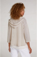Light Stone Hooded Top