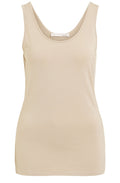Light Stone Jersey Vest Top