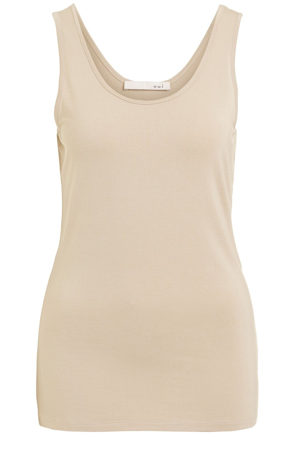 Light Stone Jersey Vest Top