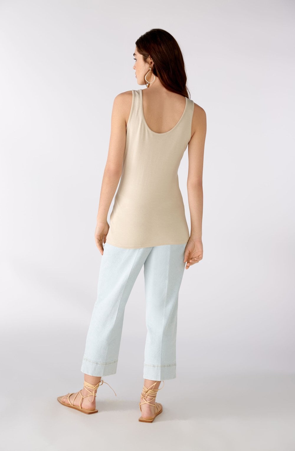 Light Stone Jersey Vest Top