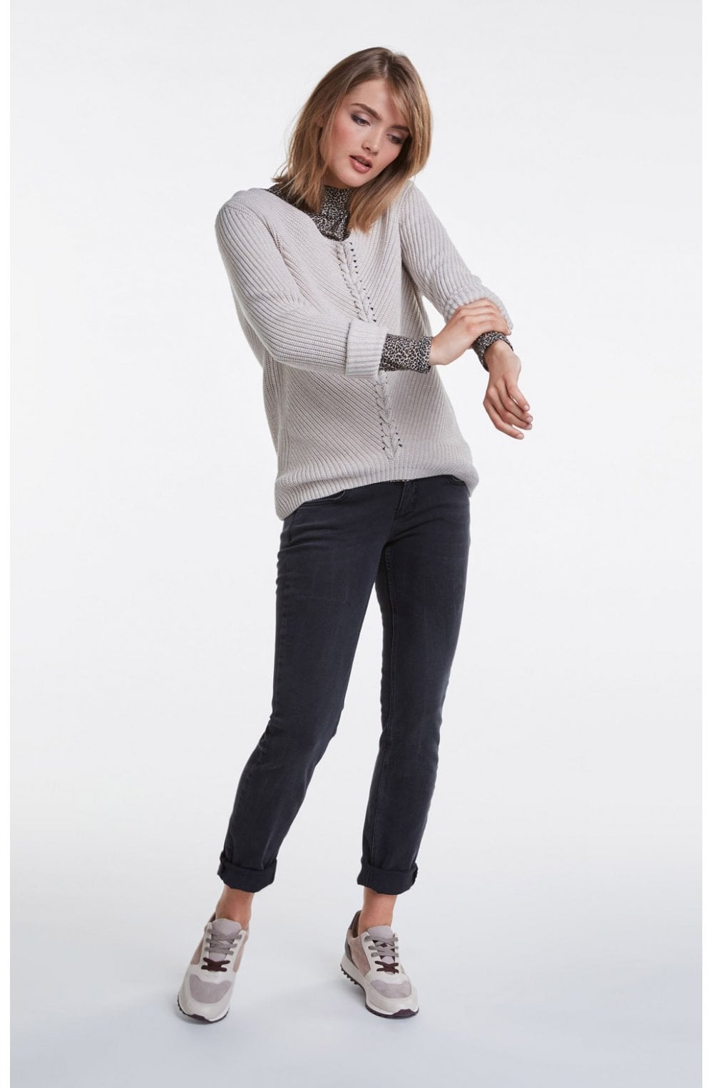 Light Stone Knit Jumper