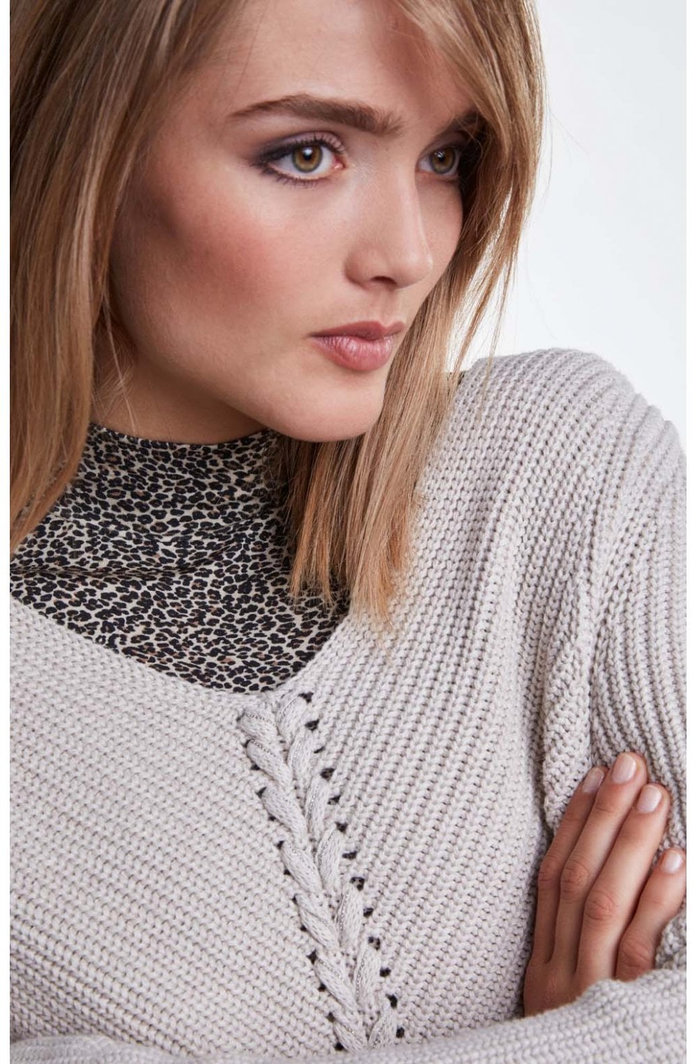 Light Stone Knit Jumper