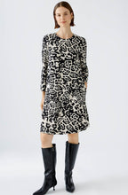 Light Stone Leo Print A Line Dress