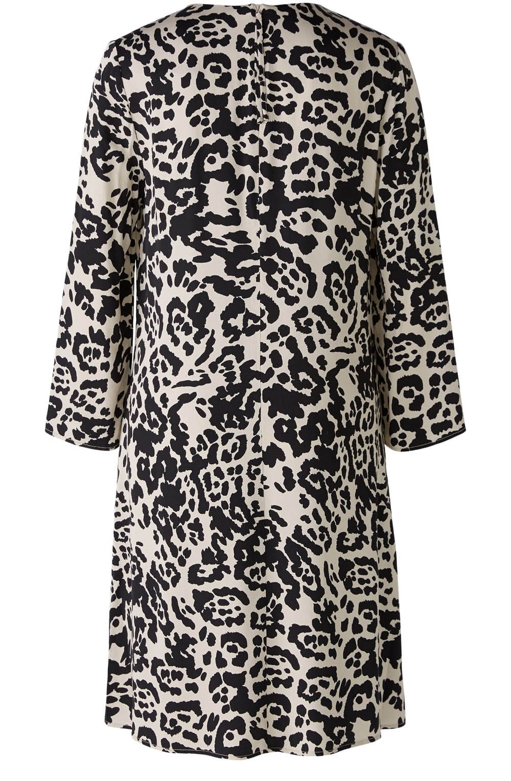 Light Stone Leo Print A Line Dress