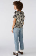 Light Stone Leo Print Blouse