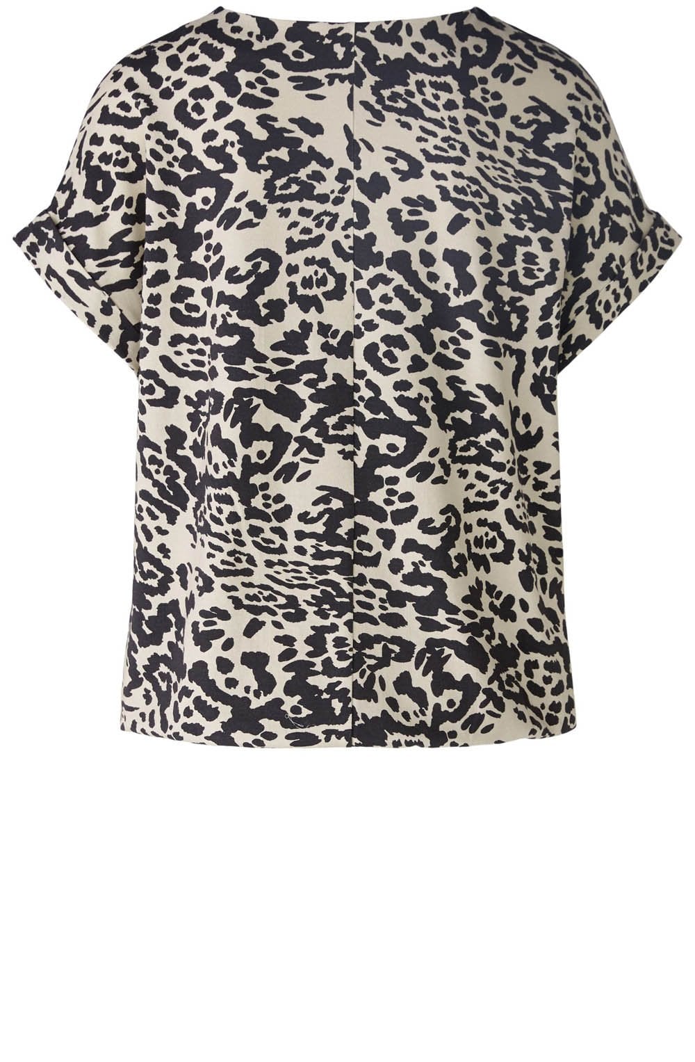 Light Stone Leo Print Blouse