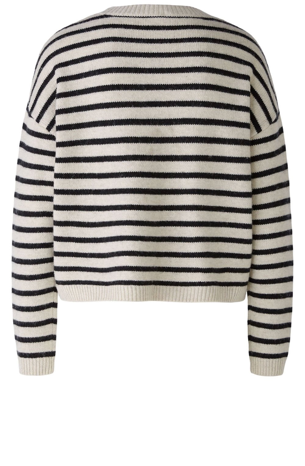 Light Stone Placed Print and Striped Jumper