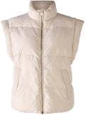 Light Stone Quilted Gilet