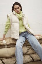 Light Stone Quilted Gilet