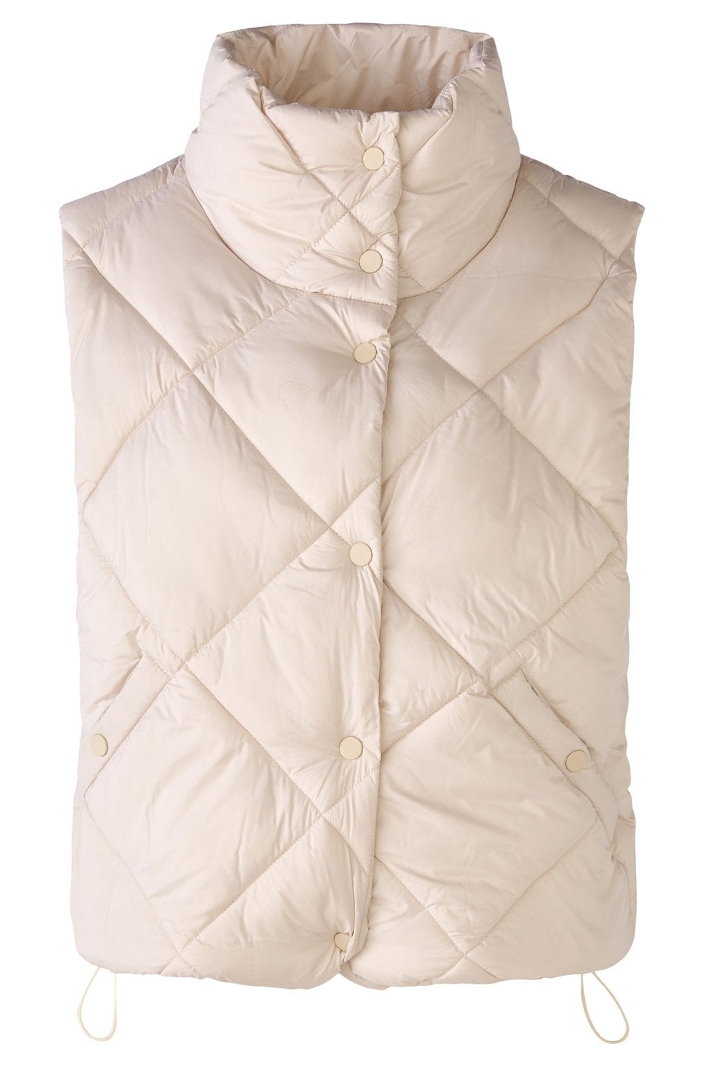 Light Stone Quilted Gilet