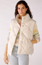 Light Stone Quilted Gilet