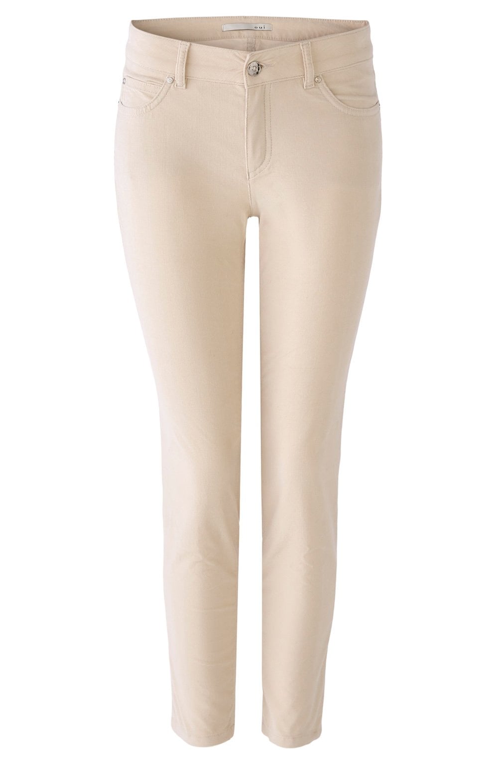 Light Stone Velvet Baxtor Jeggings