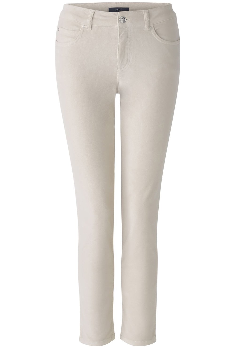Light Stone Velvet Corduroy Baxtor Jeggngs