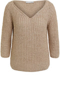 Light Stone Woven Knit Jumper