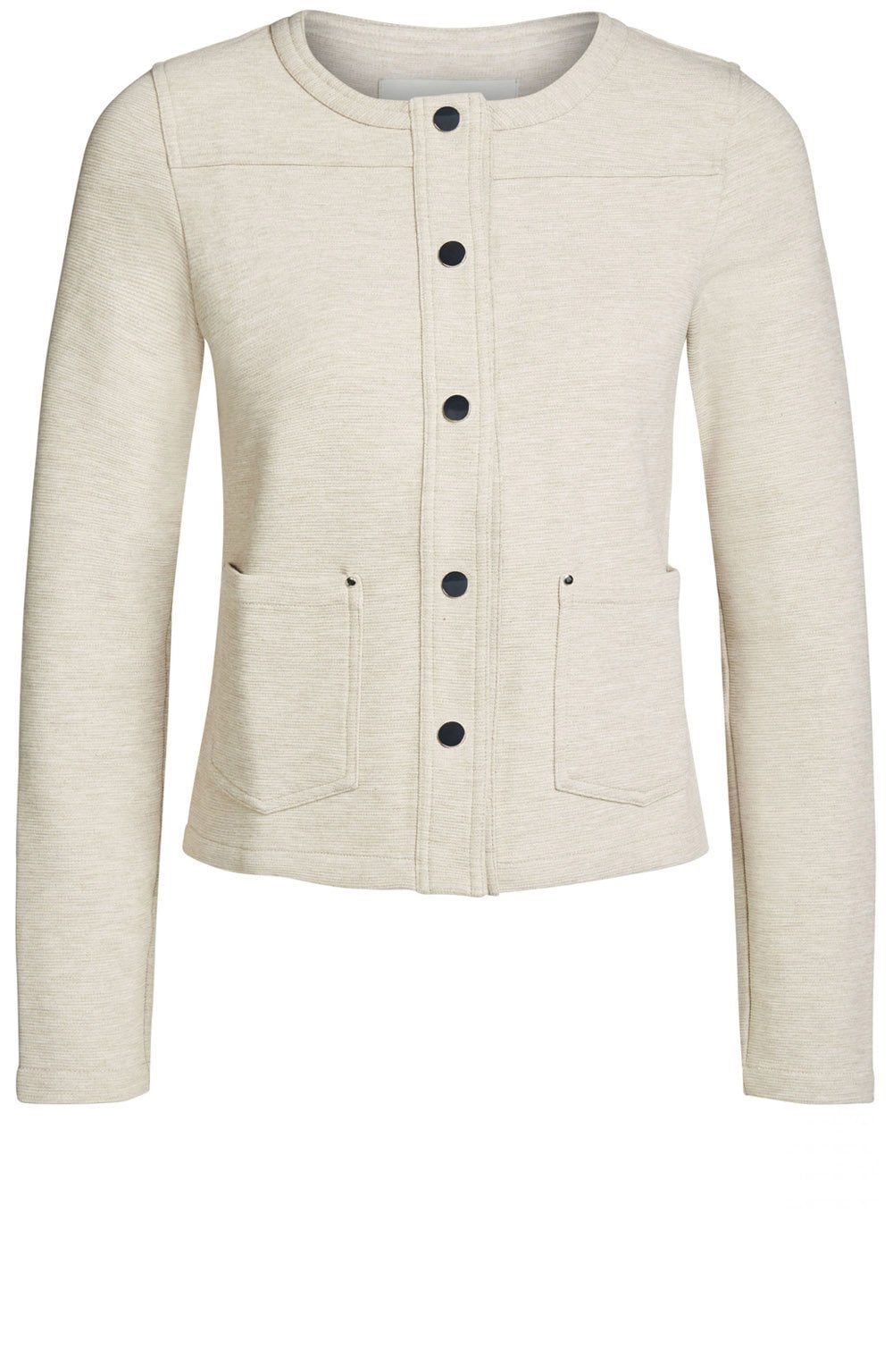 Light Taupe Ribbed Jacket