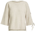 Light Taupe Ribbed Sweater