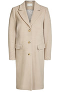 Light Taupe Tailored Coat
