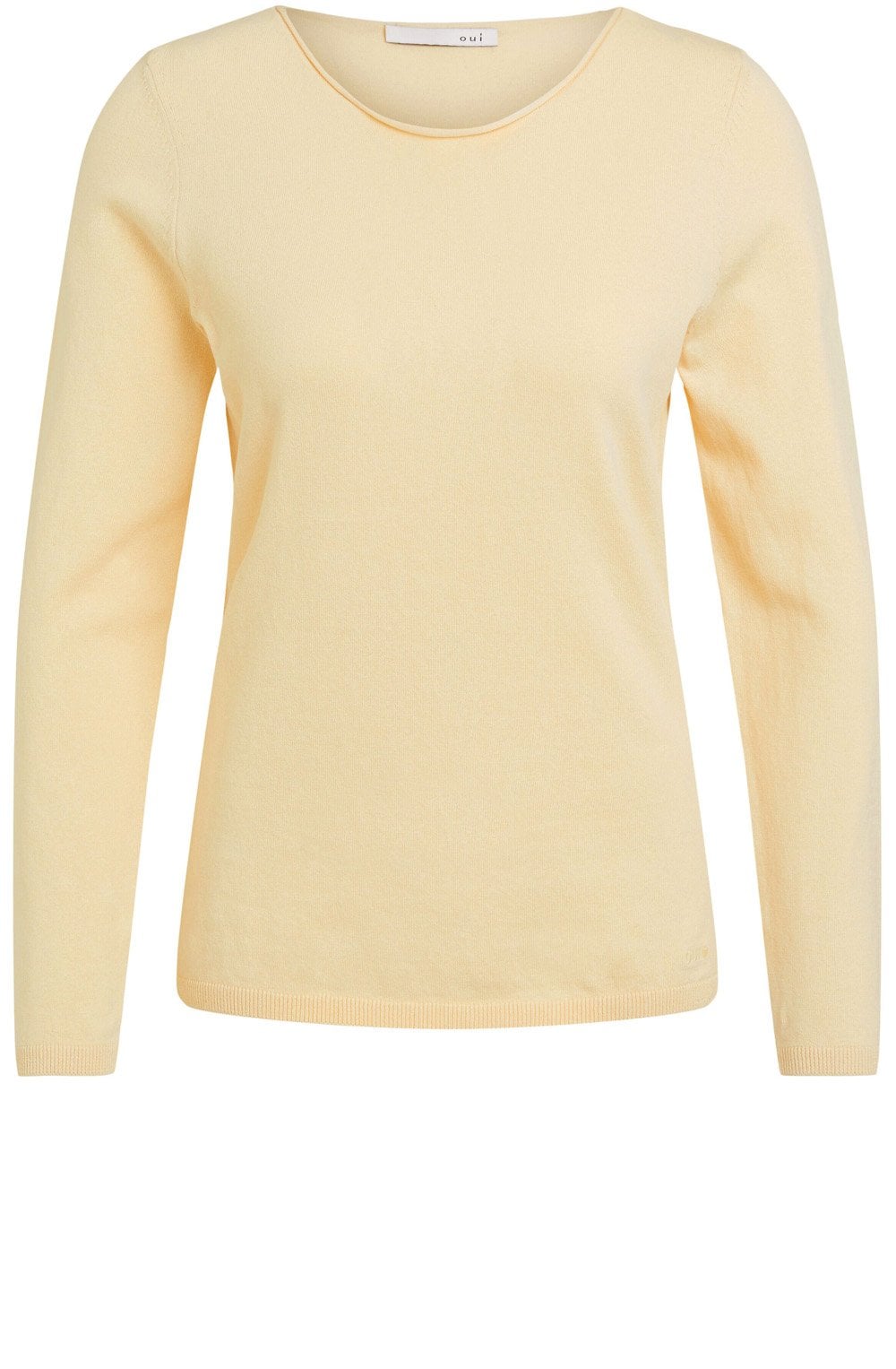Light Yellow Fine Knit Delicate Jumper