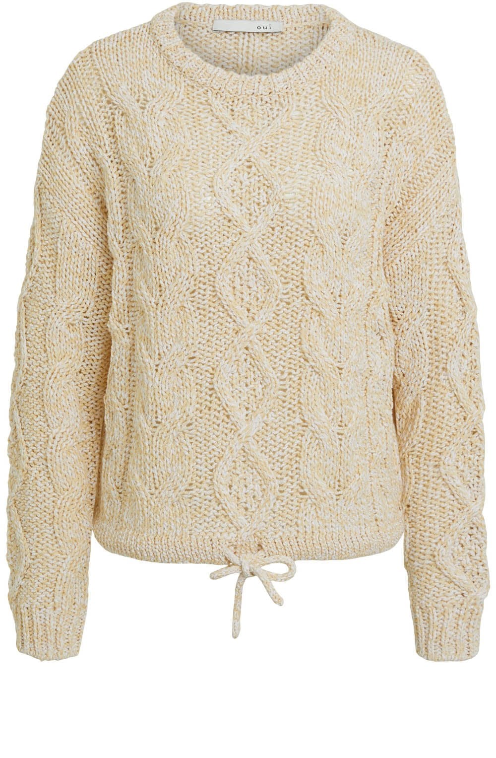 Light Yellow Open Knit Jumper
