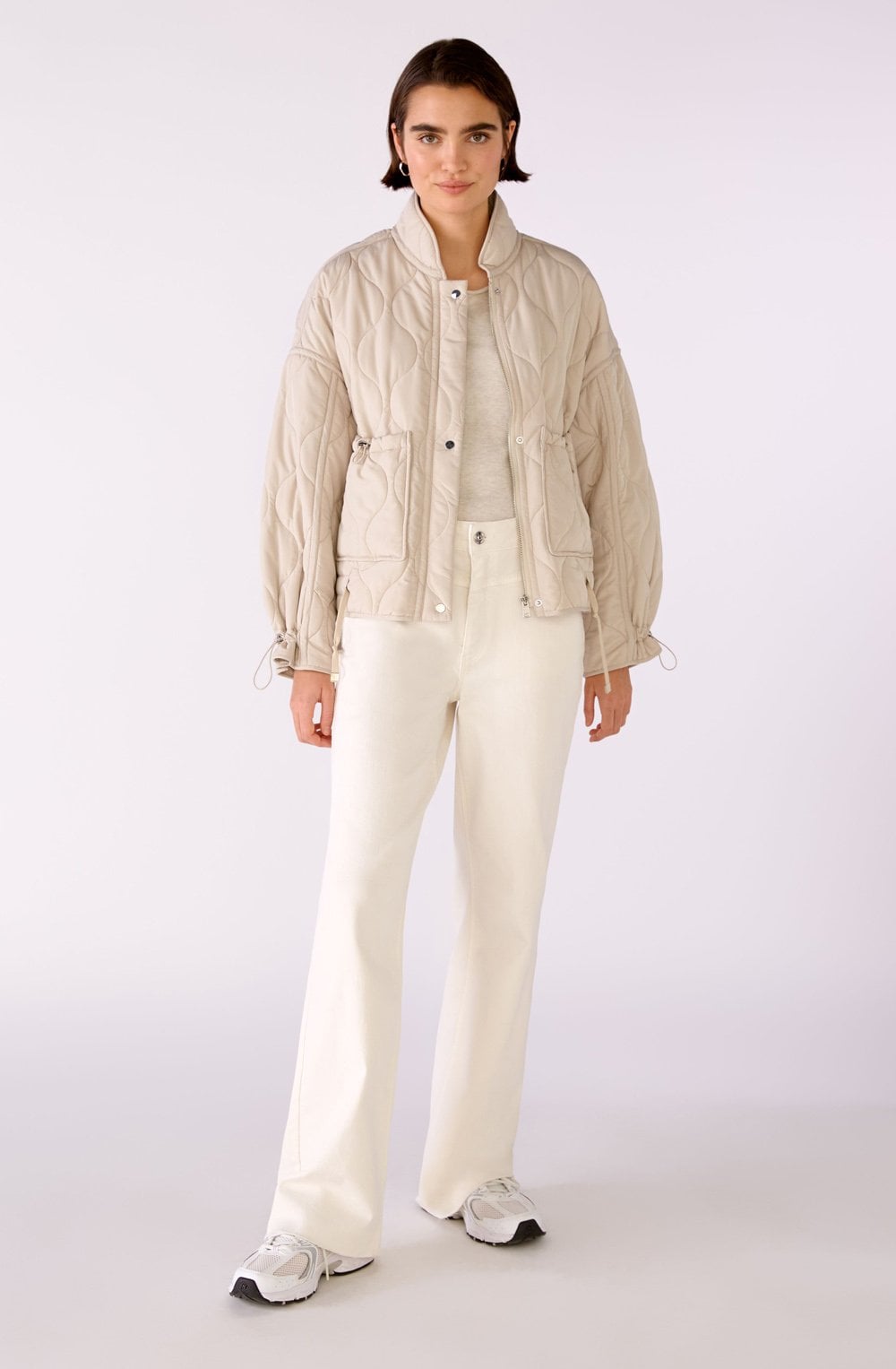 Lightly Padded Oatmeal Jacket