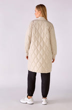 Lightly Padded Oatmeal Long Coat
