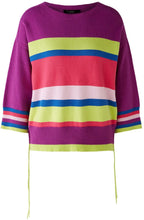 Lilac Green Gathered Sides Jumper
