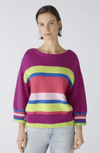 Lilac Green Gathered Sides Jumper