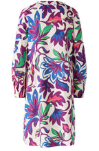 Lilac Green Linen and Cotton Blend Tunic Dress