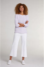 Lilac & White Stripe Jumper