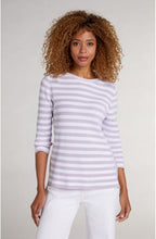 Lilac & White Stripe Jumper