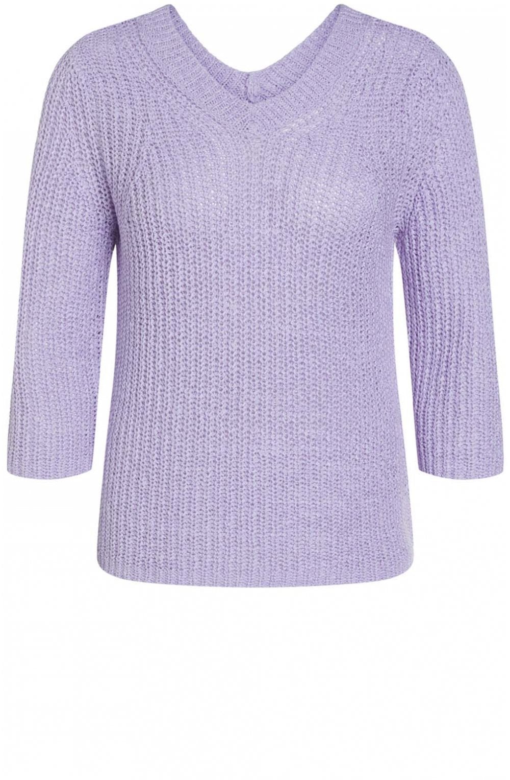Lilac Woven Knit Jumper