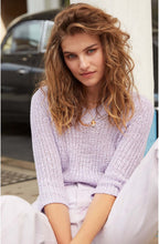 Lilac Woven Knit Jumper