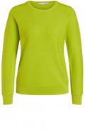 Lime Green Fine Rib Jumper