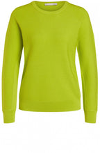 Lime Green Fine Rib Jumper