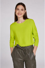 Lime Green Fine Rib Jumper