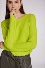 Lime Green Fine Rib Jumper