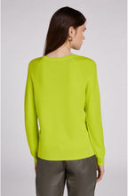 Lime Green Fine Rib Jumper
