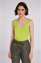 Lime Green Jersey Vest Top