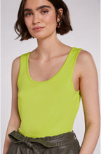 Lime Green Jersey Vest Top