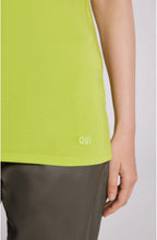 Lime Green Jersey Vest Top