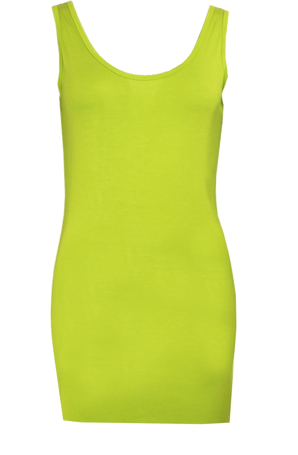 Lime Green Vest Top