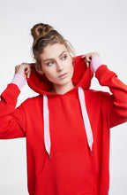 Lipstick Red Hooded Sweatshirt