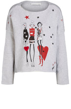 Lola Print Grey Sweatshirt