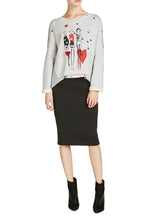Lola Print Grey Sweatshirt
