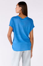 Lolite Blue Linen T Shirt
